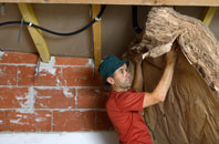 Walwyns Castle tapered roof insulation